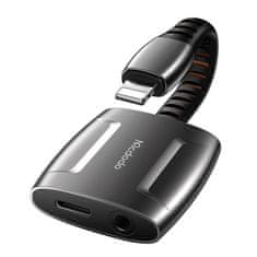 Mcdodo Adapter Lightning za Lightning + AUX 3,5 mm mini jack, Mcdodo CA-6340 (črn)