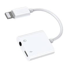 Joyroom Avdio adapter Lightning / 3,5 mm Joyroom S - Y105 (bel)