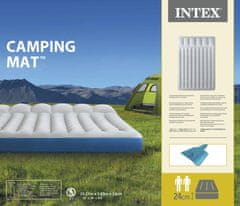 Intex Napihljiva vzmetnica Camping 1,27 m x 1,93 m x 24 cm