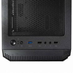 Evolveo M5/Micro ATX/Transpar./Črna