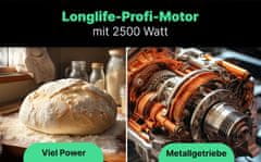 ProfiCook KM 1254 kuhinjski robot XXL 12L, 2500W