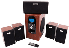 Genius SW-HF5.1 6000 II (31730018400) 5.1 Dark Cherry Komplet lesenih zvočnikov
