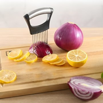 HOME & MARKER® Držalo za rezine iz nerjavečega jekla | GRIPIO