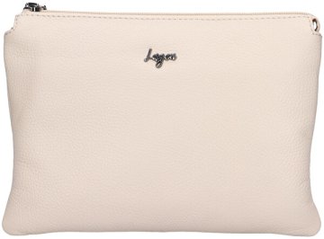 Lagen Ženska usnjena torbica za čez ramo LG213 bela