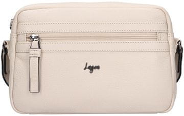 Lagen Ženska usnjena torbica za čez ramo LG146 bela