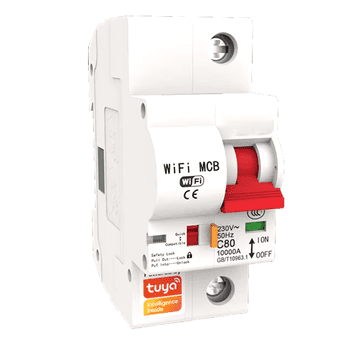 MXM WiFi odklopnik 40A – Tuya, 1-polni, z zaščito pred kratkim stikom
