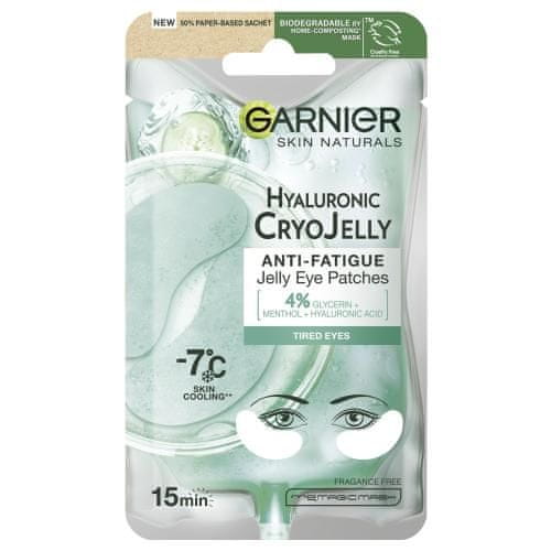 Garnier Skin Naturals Hyaluronic Cryo Jelly Eye Patches vlažilna gel maska za okoli oči s hladilnim učinkom 1 kos
