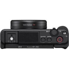 Sony ZV-1a digitalni kompaktni fotoaparat za vloganje, črn