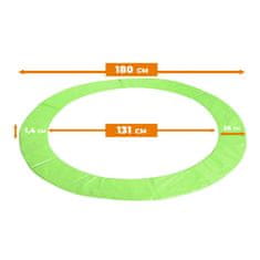 Aga Pokrivalo za vzmeti za trampolin 180 cm Svetlo zelena