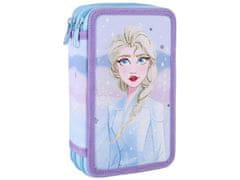 Disney DISNEY Ledeno kraljestvo Modri tridelni peresnik z dodatki - 43 elementov, 3 ključavnice 12,5x19,5x6,5 cm 