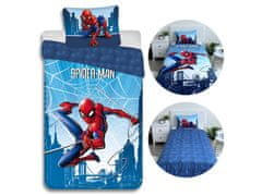 MARVEL COMICS MARVEL Spider-Man Modra otroška posteljnina, za dečka, zadrga, bombaž 140x200cm OEKO-TEX