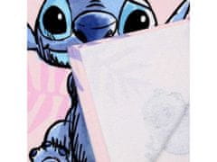 Disney DISNEY Stitch Otroška brisača, pončo s kapuco za deklice, bombaž 50x115 cm OEKO-TEX 