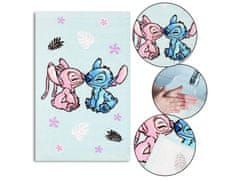 Disney DISNEY Angel Stitch Bombažna brisača, otroška brisača, za otroke 30x50 cm OEKO-TEX 