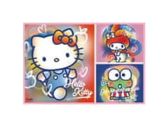 HELLO KITTY Hello Kitty in Prijatelji Sestavljanka 2x200 elementi TREFL 