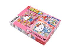 HELLO KITTY Hello Kitty in Prijatelji Sestavljanka 2x200 elementi TREFL 