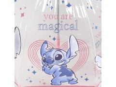 Disney DISNEY Stitch Prozoren zložljiv avtomatski dežnik, za dekleta 