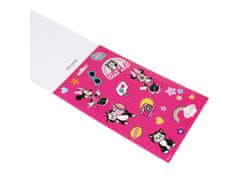 Disney Minnie Mouse Pisan komplet nalepk, nalepke za otroke, 5 listov 