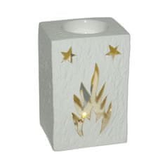 Denis Keramični svečnik LED 13x8,5x7 cm