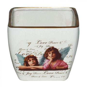 Denis Keramični kozarec 14x14x12 cm