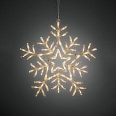 Denis 100LED, svetleča snežinka