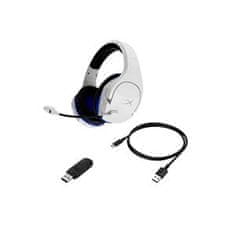 HP HyperX Cloud Stinger Core - brezžične igralne slušalke (belo-modre) - PS5-PS4