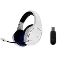 HP HyperX Cloud Stinger Core - brezžične igralne slušalke (belo-modre) - PS5-PS4