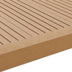 Vidaxl Talne obrobne letve 5 kosov WPC 170 cm barva tikovine