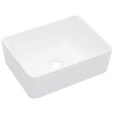 Vidaxl Umivalnik 40x30x13 cm keramičen bel