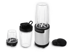 Esperanza Smoothie maker 9 v 1, 1x 0,8L-1x0,5L, 1x0,35l, mlinček za kavo, 900W, 6-rezil, črne barve