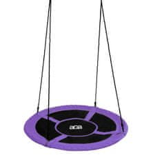 Aga Viseči gugalni obroč 90 cm Vijoličen