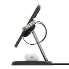Belkin BOOST CHARGE PRO Qi2, 15W 3v1 magnetno stojalo, črno