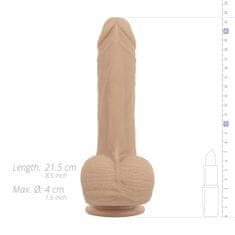 Real Fantasy Dildo z vibriranjem, potiskanjem in gretjem Real Fantasy - Mason