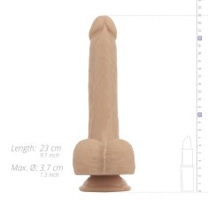 Real Fantasy Dildo z vibriranjem, potiskanjem in gretjem Real Fantasy - Bryce