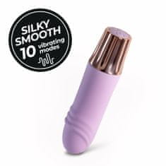 Crushious Mini vibrator Crushious - Mellow Waves, vijoličen