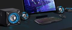 Genius SW-G2.1 1000 (31730043400) 2.1 Gaming črni zvočniki