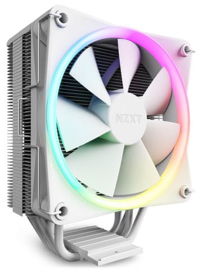 NZXT CPU hladilnik T120 RGB / 4 toplotne cevi / 4-pin PWM / LGA1700 / AM5, AM4 / bela