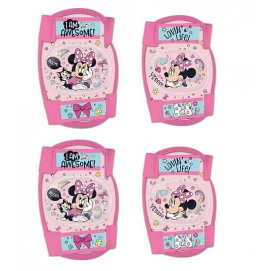 Seven Ščitniki za komolce in kolena Minnie pink Polipropilen, poliester, najlon, obseg komolca 19-25 cm, obseg kolena 24-30 cm
