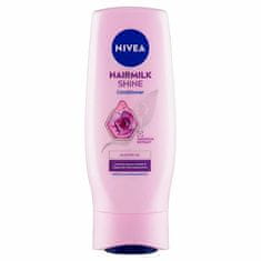 Nivea Negovalni balzam z mlekom in svilenimi proteini za utrujene lase brez sijaja Hairmilk Shine (negovalni balzam) 200 ml