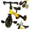 Ikonka Aga Trike Fix Mini tekaški tricikel 3v1 s pedali rumena