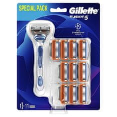 Gillette Ročni brivnik Fusion + 11 glav