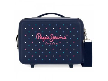 Jada Toys ABS Potovalni kozmetični kovček PEPE JEANS Molly, 21x29x15cm, 9L, 6063921