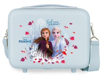 Joummabags Potovalni kozmetični kovček DISNEY FROZEN Trust Your Journey, 21x29x15cm, 9L, 2543961