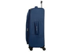 Joummabags Tekstilni potovalni kovček ROLL ROAD ROYCE Blue, 76x48x29cm, 93L, 5019323 (velik)