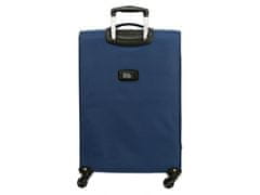 Joummabags Tekstilni potovalni kovček ROLL ROAD ROYCE Blue, 76x48x29cm, 93L, 5019323 (velik)