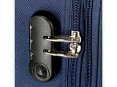 Joummabags Tekstilni potovalni kovček ROLL ROAD ROYCE Blue, 76x48x29cm, 93L, 5019323 (velik)