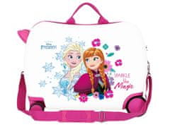 Joummabags Otroški potovalni kovček na kolesih / otroški voziček DISNEY FROZEN Sparkle, 34L, 2429861