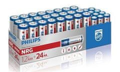 Philips LR036G36W/10 Power Alkaline 24 baterij AA in 12 baterij AAA