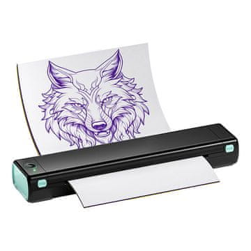 Phomemo Prenosni tiskalnik etiket tattoo (črno-zelen)