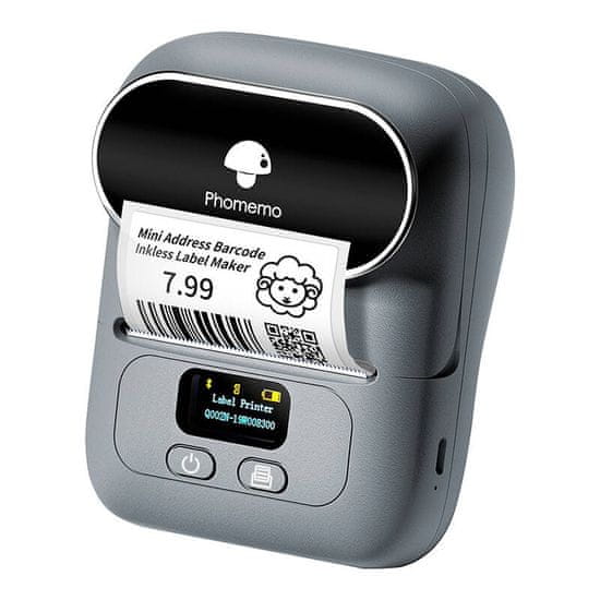Phomemo Prenosni tiskalnik etiket M110 (siv)