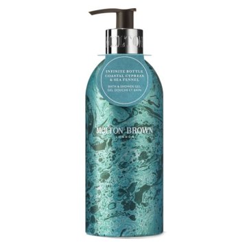 Molton Brown Gel za prhanje Obalna cipresa in morski komarček (gel za kopanje in prhanje) 400 ml